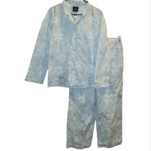 Pottery Barn Teen Pajama Set Harry Potter Snowflakes Size Large Juniors sizing